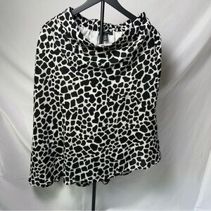 INC International Concepts Monochrome Patterned Blouse
